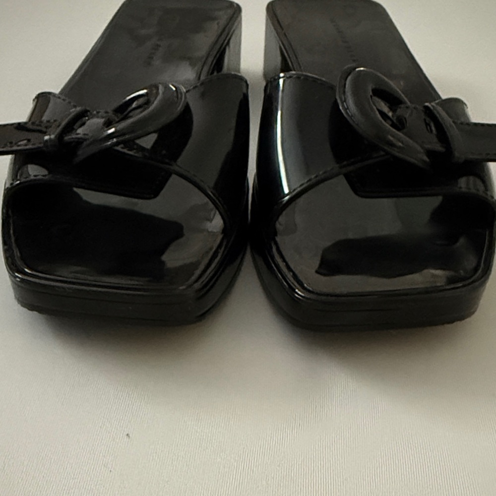 EUC Veronica Beard Black Davina Women's Sandals - Picture 5 of 9